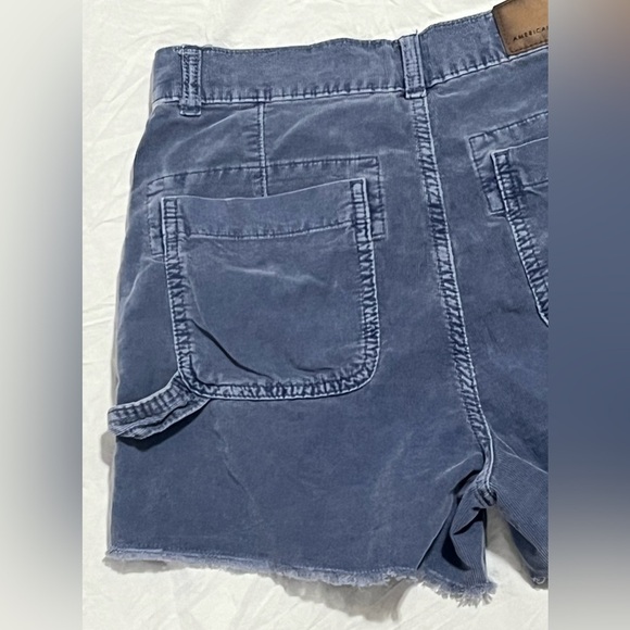 American Eagle Women’s Blue Highest Rise 90s Boyfriend Short Shorts Size 0 - Picture 11 of 14